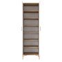 Hanah Home Armario Multiusos Nogal y Blanco